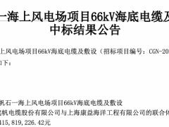 超4億元！中廣核1GW海上風電項目海纜大單