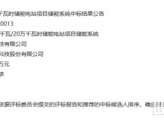 0.607元/Wh！寧德時(shí)代中標(biāo)國信江蘇常州100MW/200MWh儲能系統(tǒng)采購